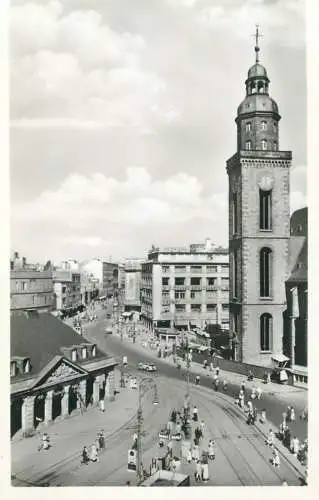 Frankfurt am Main Hauptwache und Kirche Echt Photo