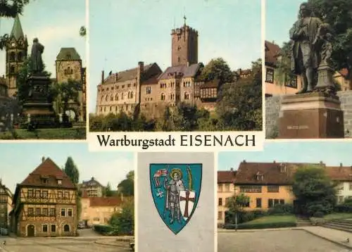 Postcard Austria Salzburg Eisenach Wartburgstadt