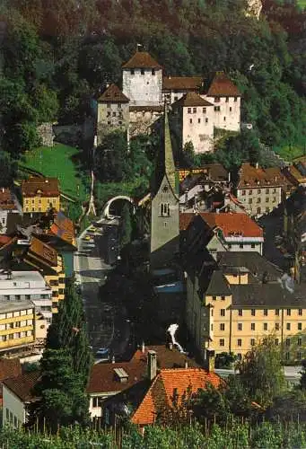 Postcard Austria Feldkirch mit Schattenburg Voralberg