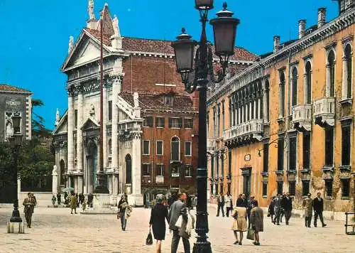 Postcard Italy Venice campo S. Stefano