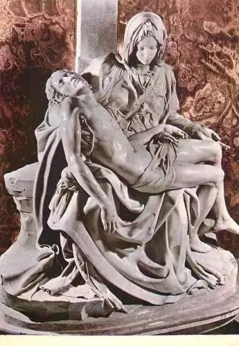 Postcard Italy Vatican La Pieta by Michelangelo Basilica San Pietro