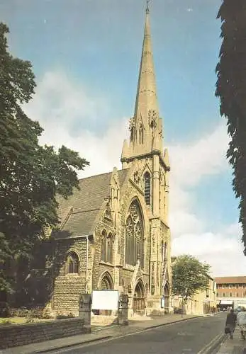 Postcard United Kingdom England Oxford Wesley memorial church