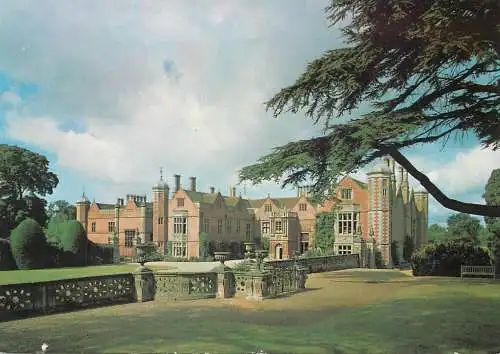 Postcard United Kingdom England Warwickshire Charlecote park East Front
