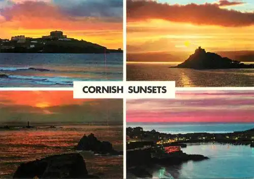 Postcard United Kingdom England Cornwall sunsets