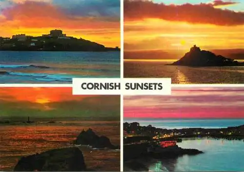 Postcard United Kingdom England Cornwall sunsets