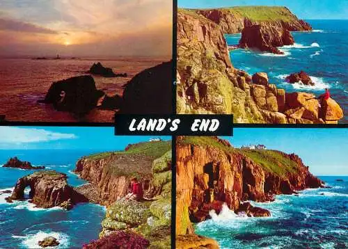 Postcard United Kingdom England Cornwall Land's End