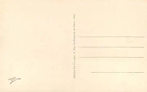 Postcard Monaco Le Rocher Tete de chien