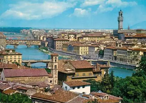 Postcard Italy Toscana Florence panorama