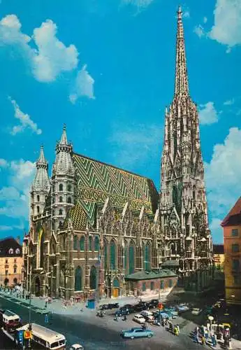 Postcard Austria Wien St. Stephen cathedral