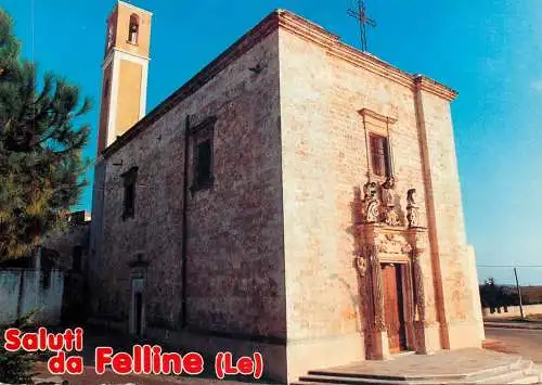 Postcard Italy Felline Le la chiesa madre