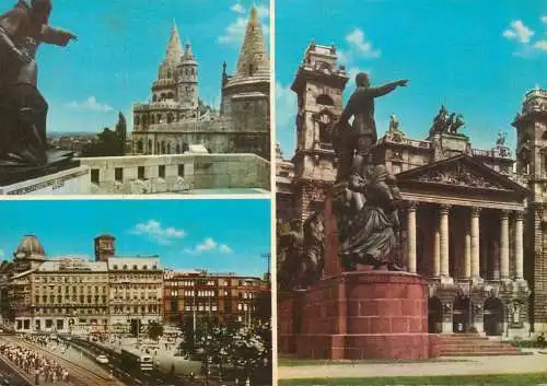 Postcard Hungary Budapest Fisher bastion