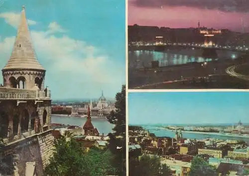 Postcard Hungary Budapest Fisher bastion