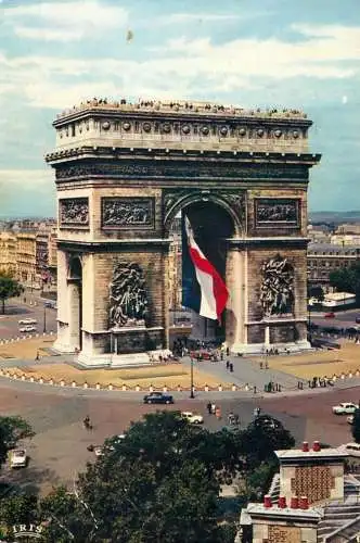 Postcard France Paris > Arc de Triomphe 1970
