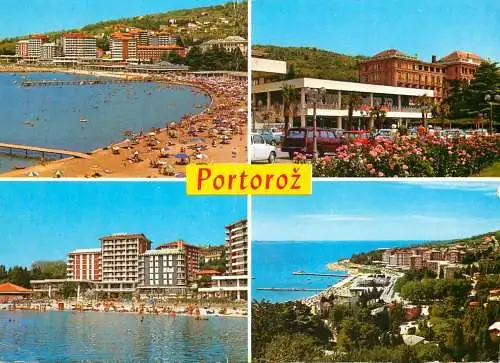 Postcard Slovenia Portorož 1972