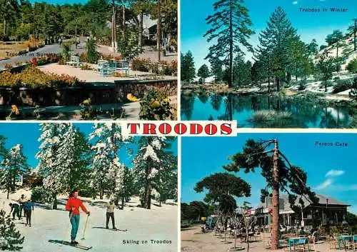 Postcard Cyprus Troodos ski resort