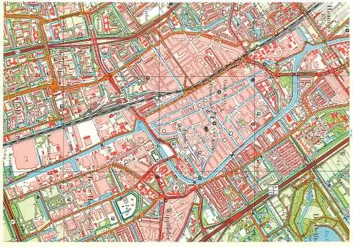 Postcard Netherlands > Noord-Holland > Amsterdam map