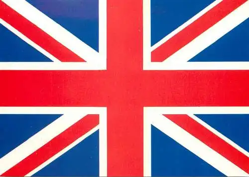 Postcard United kingdom and union flag