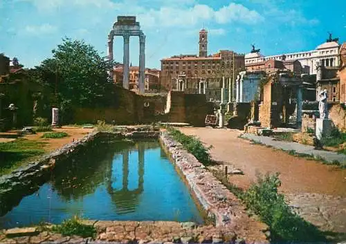 Postcard Italy Rome Roman forum 1978