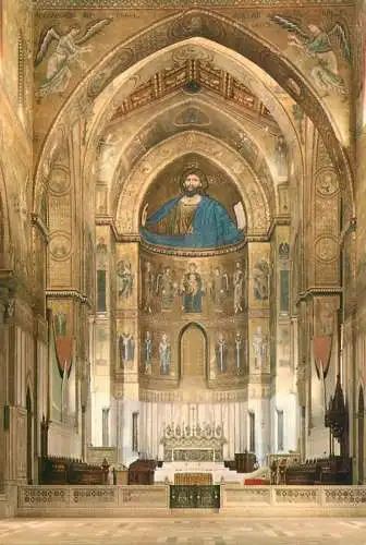 Postcard Italy Palermo Monreale cattedrale