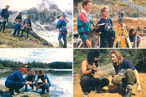 Postcard United States Alaska Raleigh International mountain training 1994