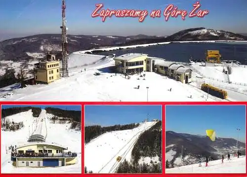Postcard Poland Międzybrodzie Żywieckie