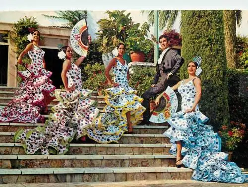 Postcard Spain Paco de Lucio y su fiesta Ballet Alegrias del puerto
