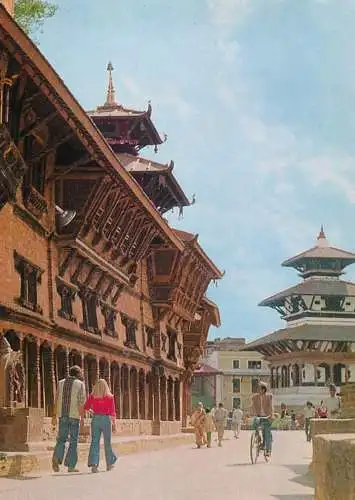 Postcard Nepal Kathmandu Darbar square