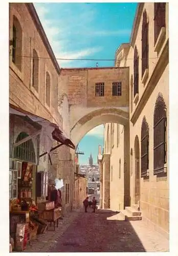 Postcard Israel Jerusalem Ecce Homo arch