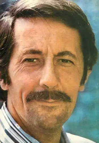 Postcard Romania actor Jean Rochefort