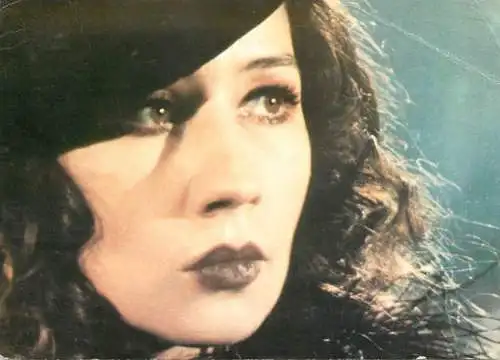 Postcard Romania actor Carmen Galin movie Pruncul petrolul si ardelenii