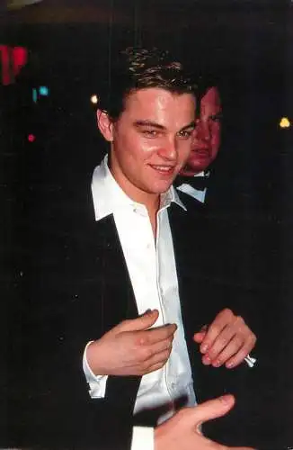 Postcard Romania actor Leonardo Di Caprio