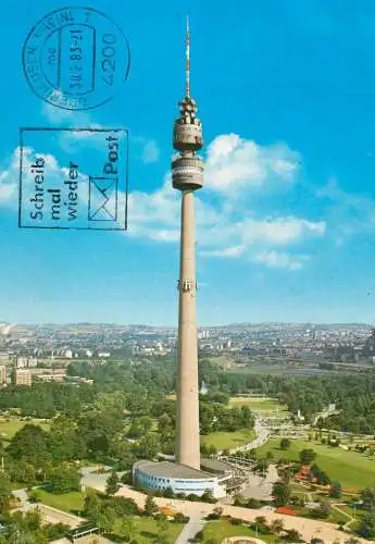 Postcard Germany Dortmund Fernsehturm 1998