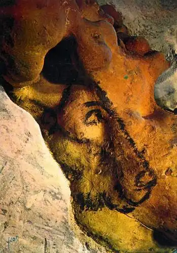 Postcard France Dordogne grotte de Rouffignac monument historique rupestre picture
