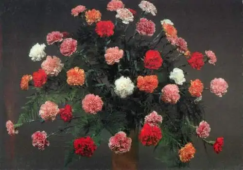 Postcard flower bouquet
