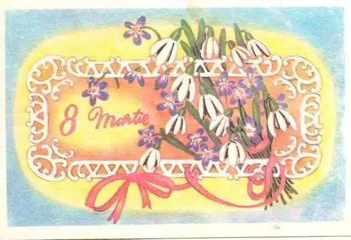 Postcard mother day 8 march