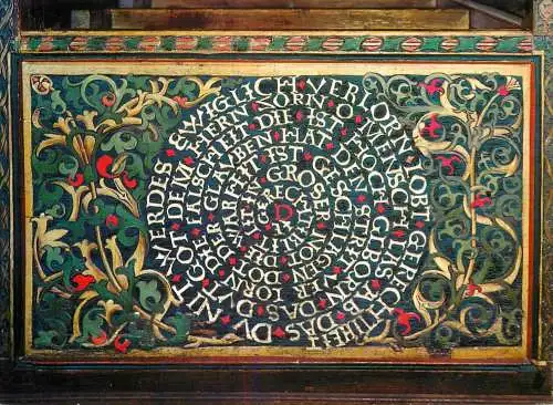 Germany Kiedrich Rheingau Spirale der Gerechtigkeit Pfarrkirche St. Valentin