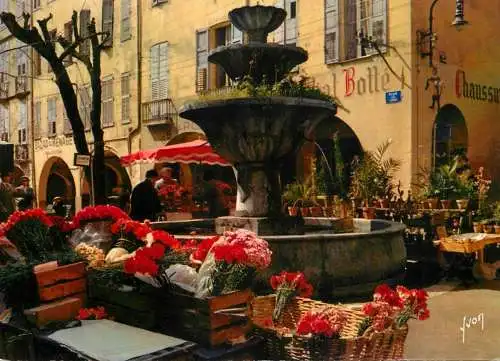 Postcard France Alpes Maritimes > Grasse place aux Aires