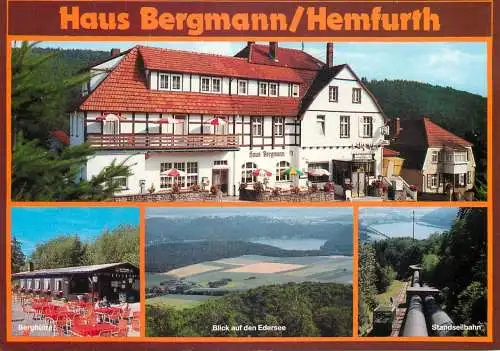 Postcard Germany Hotel Restaurant Haus Bergmann