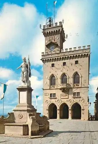Postcard San Marino palace 2982
