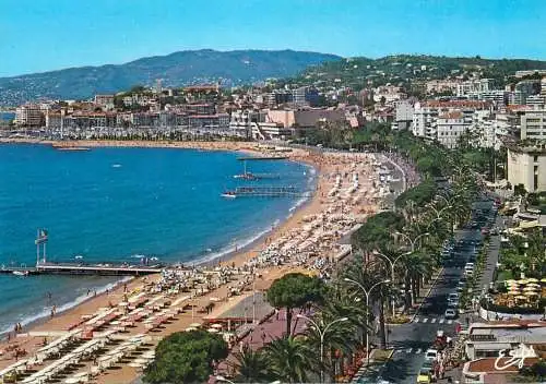 Postcard France Alpes Maritimes Cannes la Croisette