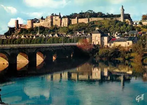 Postcard France Indre et Loire > Chinon chateau