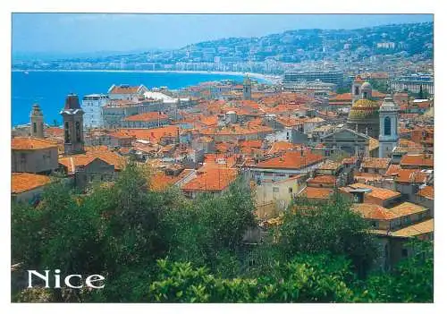 Postcard France Nice les toits du Vieux Nice