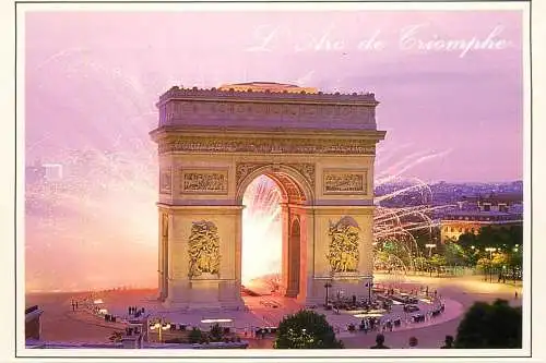 Postcard France Paris > Arc de Triomphe