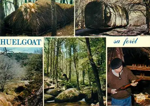 Postcard France Finistère > Huelgoat le sabotier 1981