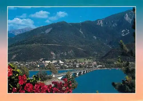 Postcard France Hautes Alpes Lac de Serre Poncon le pont de Savines