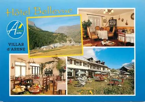 Postcard France Hautes Alpes Villar d'Arene Hotel Bellevue