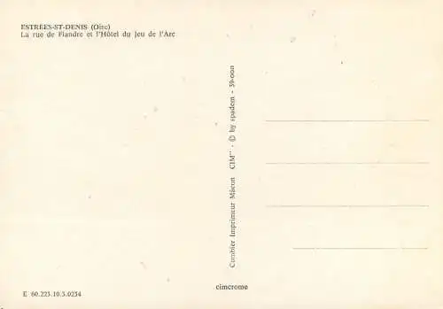 Postcard France Oise > Estrees Saint Denis
