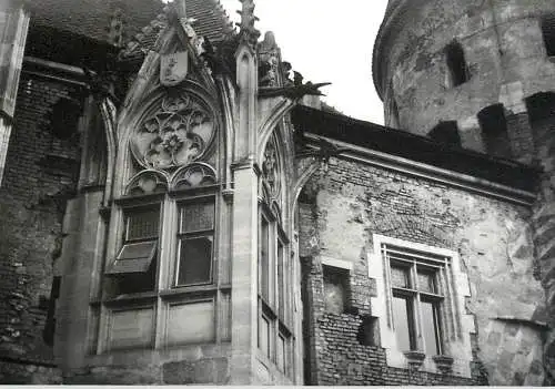 Photo Romania 9 x 12 cm Hunedoara castle 1965