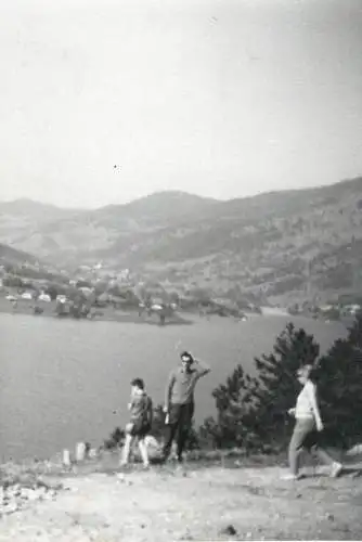 Photo Romania 9 x 12 cm lake landscape 1965