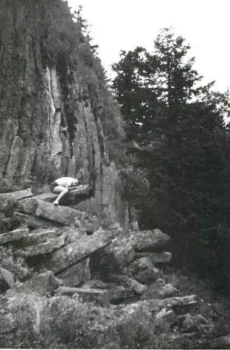 Photo Germany 9 x 12 cm Bastei mountain region 1965